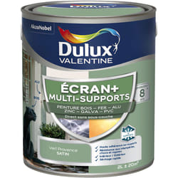 Dulux Valentine - ecran+ multi-supports exterieure - Peinture en Phase Aqueuse Éxtérieur - Satin Vert Provence 2 l