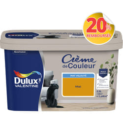 Dulux Valentine - Peinture Crème De Couleur Mat Miel 2,5 l
