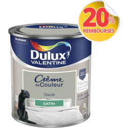 Dulux Valentine - Peinture Crème De Couleur Satin Saule 0,5 l