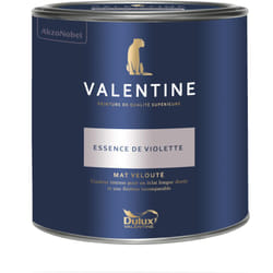 Dulux Valentine - Peinture intérieure de haute qualité - Valentine - Couleur intense & pouvoir couvrant élevé - Mat Velouté Essence de Violette 2 l