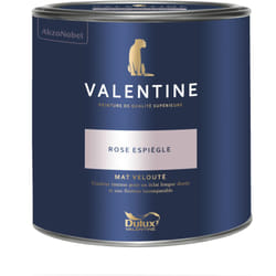 Dulux Valentine - Peinture intérieure de haute qualité - Valentine - Couleur intense & pouvoir couvrant élevé - Mat Velouté Rose Espiègle 2 l