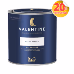 LIVRAISON OFFERTE DES 39€ D’ACHAT ET RETOUR GRATUIT ! La Valentine DULUX VALENTINE - Peinture intérieure de qualité supérieur ...