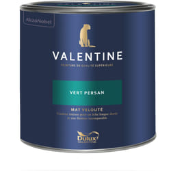Dulux Valentine - Peinture intérieure de haute qualité - Valentine - Couleur intense & pouvoir couvrant élevé - Mat Velouté Vert Persan 2 l