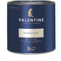 Dulux Valentine - Peinture intérieure de haute qualité - Valentine - Couleur intense & pouvoir couvrant élevé - Mat Velouté Murmure d'Été 2 l