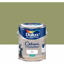 LIVRAISON OFFERTE DES 39€ D’ACHAT ET RETOUR GRATUIT ! Dulux Valentine Crème de couleur : Une texture crème facile à appliquer ...