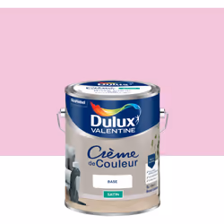 LIVRAISON OFFERTE DES 39€ D’ACHAT ET RETOUR GRATUIT ! Dulux Valentine Crème de couleur : Une texture crème facile à appliquer ...