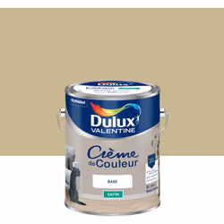 LIVRAISON OFFERTE DES 39€ D’ACHAT ET RETOUR GRATUIT ! Dulux Valentine Crème de couleur : Une texture crème facile à appliquer ...
