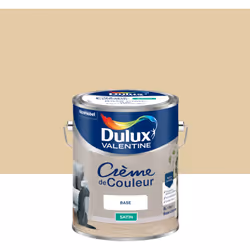 LIVRAISON OFFERTE DES 39€ D’ACHAT ET RETOUR GRATUIT ! Dulux Valentine Crème de couleur : Une texture crème facile à appliquer ...
