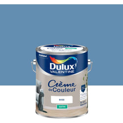 Peinture Crème De Couleur Satin Bleu Vintage 5L Dulux Valentine