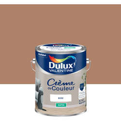 Dulux Valentine - Peinture Crème De Couleur Satin Cognac 5L
