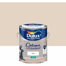 LIVRAISON OFFERTE DES 39€ D’ACHAT ET RETOUR GRATUIT ! Dulux Valentine Crème de couleur : Une texture crème facile à appliquer ...