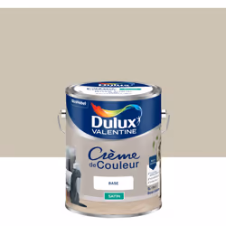 LIVRAISON OFFERTE DES 39€ D’ACHAT ET RETOUR GRATUIT ! Dulux Valentine Crème de couleur : Une texture crème facile à appliquer ...