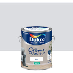 Peinture Crème De Couleur Satin Gris Tendance 5L Dulux Valentine