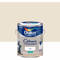 LIVRAISON OFFERTE DES 39€ D’ACHAT ET RETOUR GRATUIT ! Dulux Valentine Crème de couleur : Une texture crème facile à appliquer ...