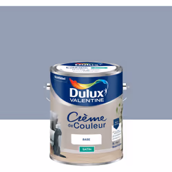 LIVRAISON OFFERTE DES 39€ D’ACHAT ET RETOUR GRATUIT ! Dulux Valentine Crème de couleur : Une texture crème facile à appliquer ...
