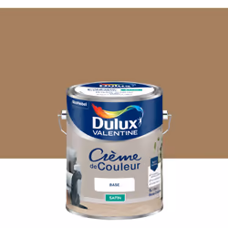 LIVRAISON OFFERTE DES 39€ D’ACHAT ET RETOUR GRATUIT ! Dulux Valentine Crème de couleur : Une texture crème facile à appliquer ...