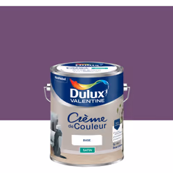 LIVRAISON OFFERTE DES 39€ D’ACHAT ET RETOUR GRATUIT ! Dulux Valentine Crème de couleur : Une texture crème facile à appliquer ...