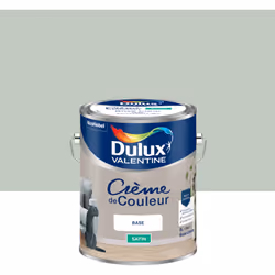 LIVRAISON OFFERTE DES 39€ D’ACHAT ET RETOUR GRATUIT ! Dulux Valentine Crème de couleur : Une texture crème facile à appliquer ...