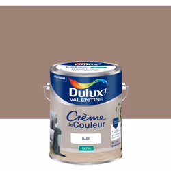 LIVRAISON OFFERTE DES 39€ D’ACHAT ET RETOUR GRATUIT ! Dulux Valentine Crème de couleur : Une texture crème facile à appliquer ...