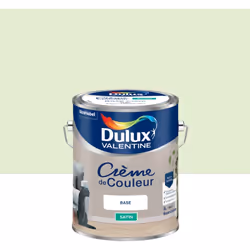 LIVRAISON OFFERTE DES 39€ D’ACHAT ET RETOUR GRATUIT ! Dulux Valentine Crème de couleur : Une texture crème facile à appliquer ...