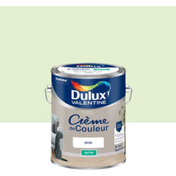 Peinture Crème De Couleur Satin Tendrement Vert 5L Dulux Valentine