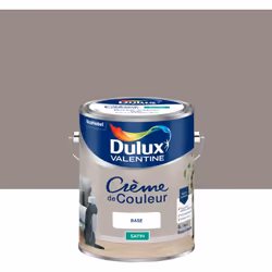 LIVRAISON OFFERTE DES 39€ D’ACHAT ET RETOUR GRATUIT ! Dulux Valentine Crème de couleur : Une texture crème facile à appliquer ...