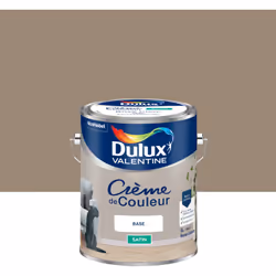 LIVRAISON OFFERTE DES 39€ D’ACHAT ET RETOUR GRATUIT ! Dulux Valentine Crème de couleur : Une texture crème facile à appliquer ...