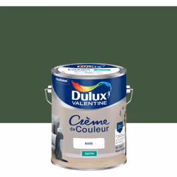 LIVRAISON OFFERTE DES 39€ D’ACHAT ET RETOUR GRATUIT ! Dulux Valentine Crème de couleur : Une texture crème facile à appliquer ...