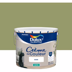 LIVRAISON OFFERTE DES 39€ D’ACHAT ET RETOUR GRATUIT ! Dulux Valentine Crème de couleur : Une texture crème facile à appliquer ...