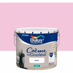 LIVRAISON OFFERTE DES 39€ D’ACHAT ET RETOUR GRATUIT ! Dulux Valentine Crème de couleur : Une texture crème facile à appliquer ...
