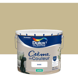 Dulux Valentine - Peinture Crème De Couleur Satin Bambou 10L