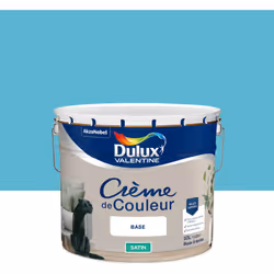 LIVRAISON OFFERTE DES 39€ D’ACHAT ET RETOUR GRATUIT ! Dulux Valentine Crème de couleur : Une texture crème facile à appliquer ...