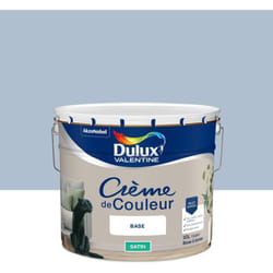 Peinture Crème De Couleur Satin Bleu Horizon 10L Dulux Valentine