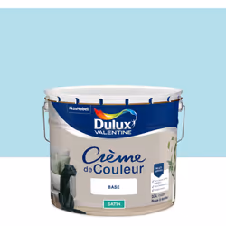 LIVRAISON OFFERTE DES 39€ D’ACHAT ET RETOUR GRATUIT ! Dulux Valentine Crème de couleur : Une texture crème facile à appliquer ...