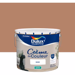 LIVRAISON OFFERTE DES 39€ D’ACHAT ET RETOUR GRATUIT ! Dulux Valentine Crème de couleur : Une texture crème facile à appliquer ...