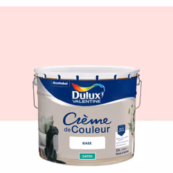 LIVRAISON OFFERTE DES 39€ D’ACHAT ET RETOUR GRATUIT ! Dulux Valentine Crème de couleur : Une texture crème facile à appliquer ...