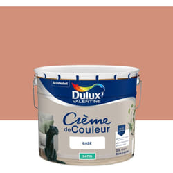 Dulux Valentine - Peinture Crème De Couleur Satin Cuivre Rose 10L
