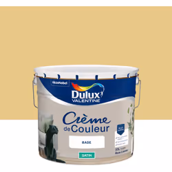 LIVRAISON OFFERTE DES 39€ D’ACHAT ET RETOUR GRATUIT ! Dulux Valentine Crème de couleur : Une texture crème facile à appliquer ...