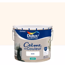 LIVRAISON OFFERTE DES 39€ D’ACHAT ET RETOUR GRATUIT ! Dulux Valentine Crème de couleur : Une texture crème facile à appliquer ...