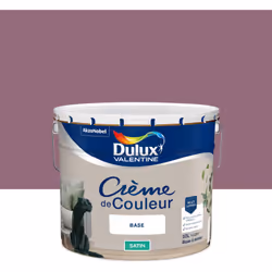 LIVRAISON OFFERTE DES 39€ D’ACHAT ET RETOUR GRATUIT ! Dulux Valentine Crème de couleur : Une texture crème facile à appliquer ...