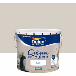 LIVRAISON OFFERTE DES 39€ D’ACHAT ET RETOUR GRATUIT ! Dulux Valentine Crème de couleur : Une texture crème facile à appliquer ...