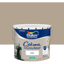 Dulux Valentine - Peinture Crème De Couleur Satin Gazelle 10L