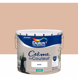 LIVRAISON OFFERTE DES 39€ D’ACHAT ET RETOUR GRATUIT ! Dulux Valentine Crème de couleur : Une texture crème facile à appliquer ...