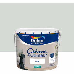 LIVRAISON OFFERTE DES 39€ D’ACHAT ET RETOUR GRATUIT ! Dulux Valentine Crème de couleur : Une texture crème facile à appliquer ...