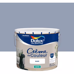 LIVRAISON OFFERTE DES 39€ D’ACHAT ET RETOUR GRATUIT ! Dulux Valentine Crème de couleur : Une texture crème facile à appliquer ...
