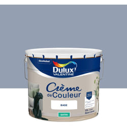 Peinture Crème De Couleur Satin Lune Cendrée 10L Dulux Valentine