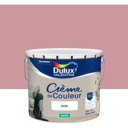 Peinture Crème De Couleur Satin Vieux Rose 10L Dulux Valentine