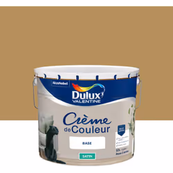 LIVRAISON OFFERTE DES 39€ D’ACHAT ET RETOUR GRATUIT ! Dulux Valentine Crème de couleur : Une texture crème facile à appliquer ...