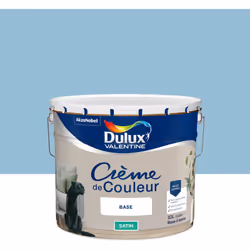 LIVRAISON OFFERTE DES 39€ D’ACHAT ET RETOUR GRATUIT ! Dulux Valentine Crème de couleur : Une texture crème facile à appliquer ...