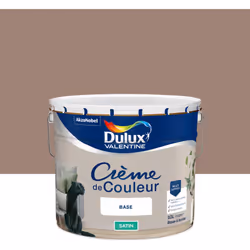 LIVRAISON OFFERTE DES 39€ D’ACHAT ET RETOUR GRATUIT ! Dulux Valentine Crème de couleur : Une texture crème facile à appliquer ...